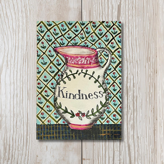 Kindness Greetings Card - Blank Inside