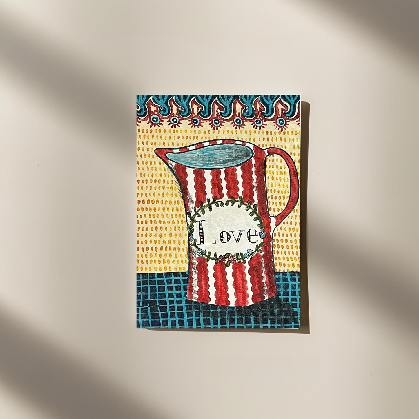 Love Greetings Card - Blank Inside