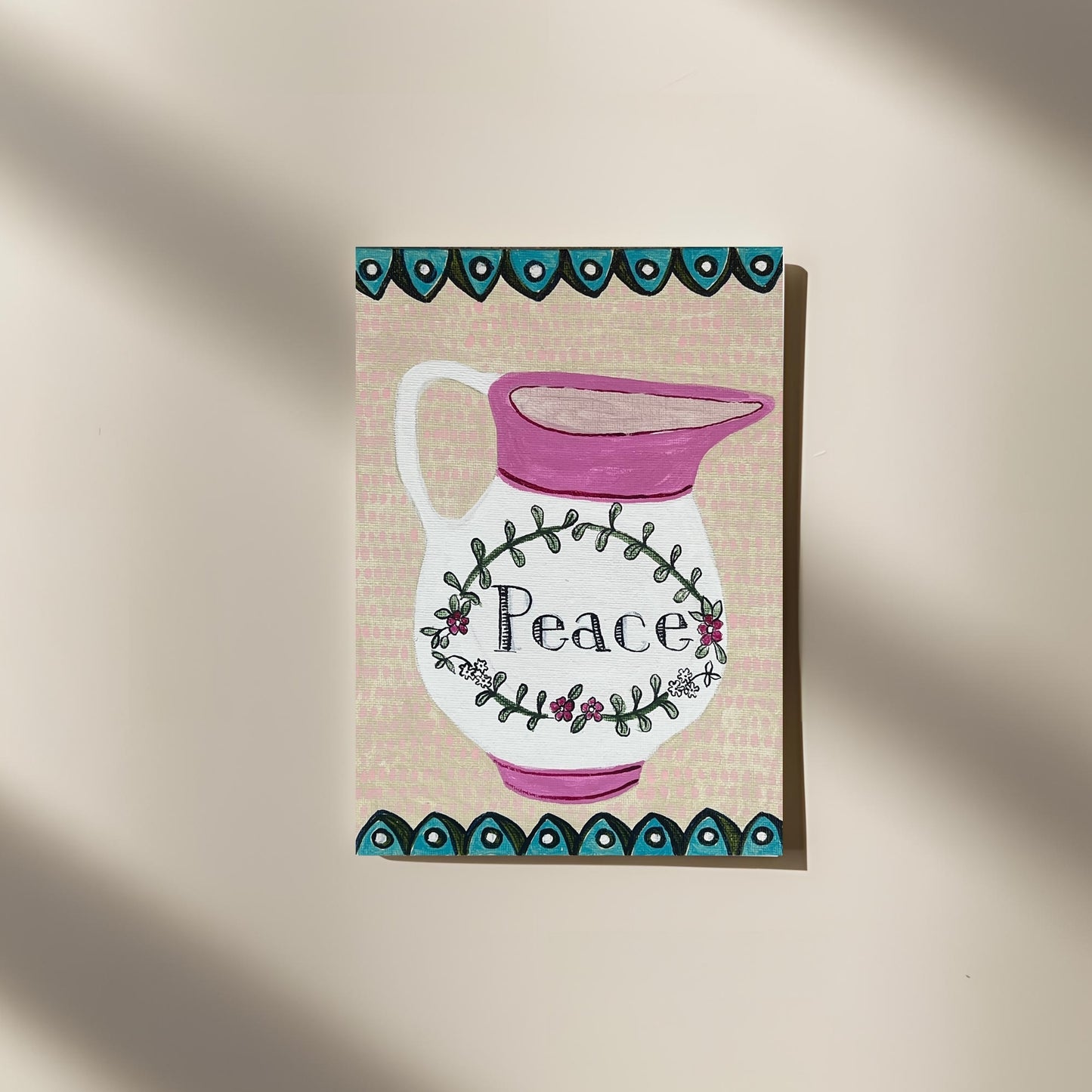 Peace Greetings Card - Blank Inside