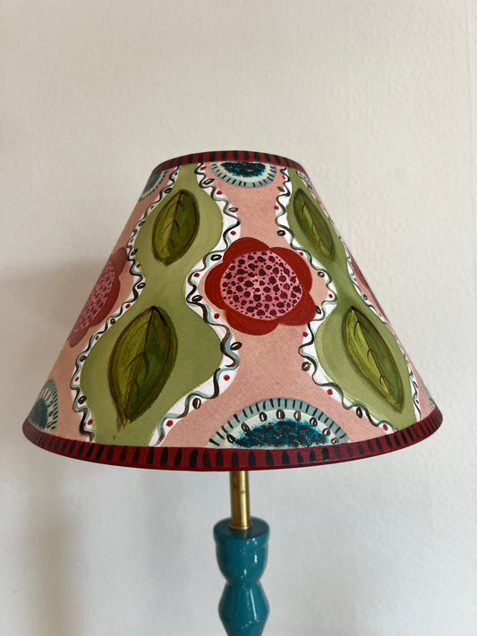 Bloomsbury Group at Charleston inspired hand painted table lampshade