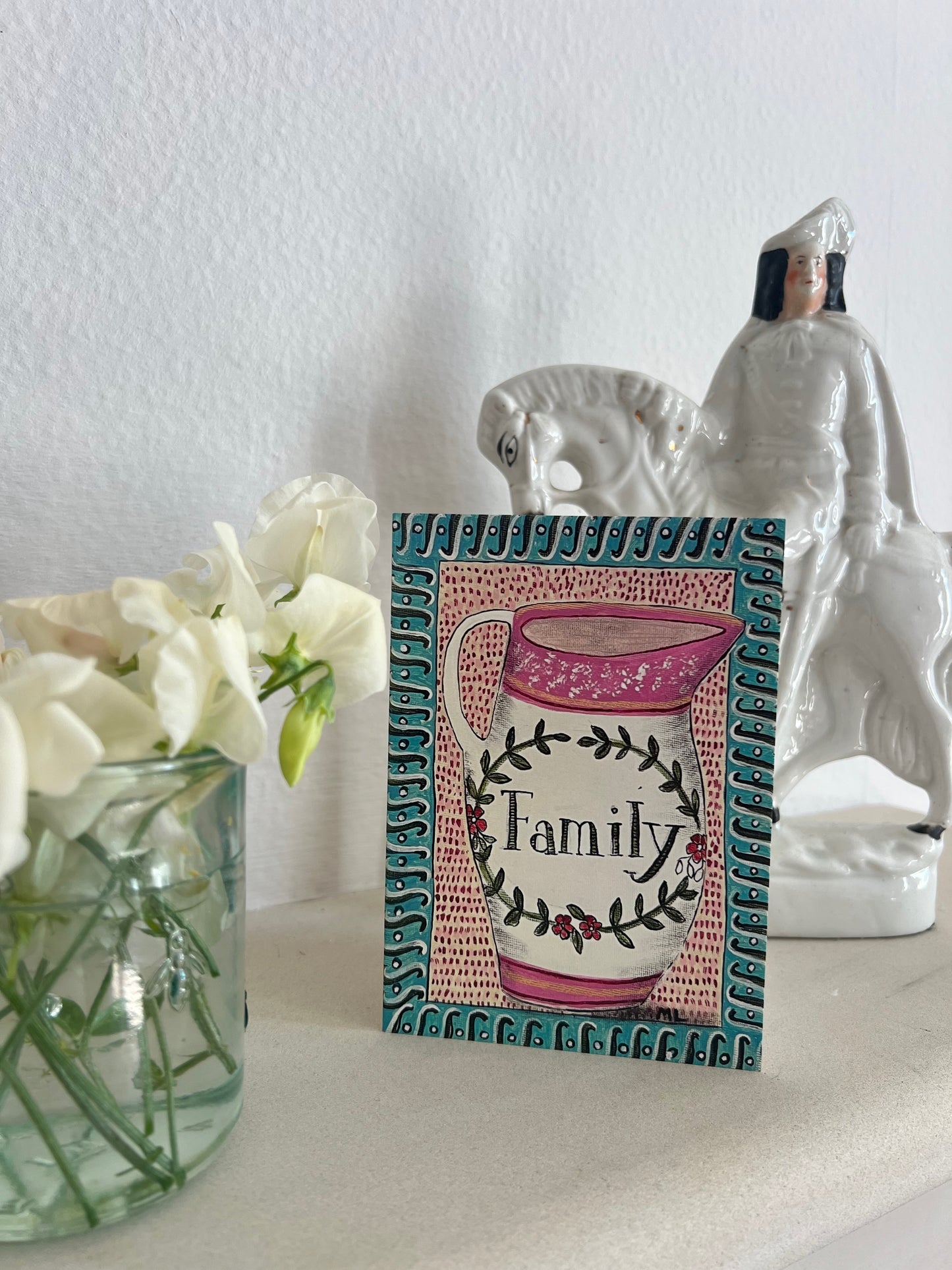 Family Greetings Card - Blank Inside