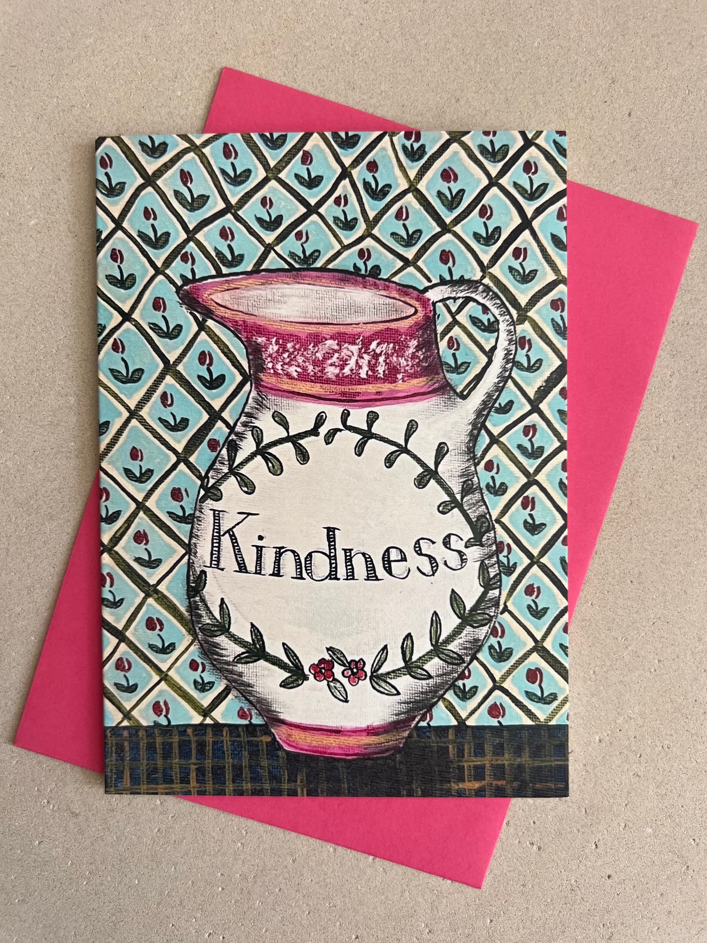 Kindness Greetings Card - Blank Inside