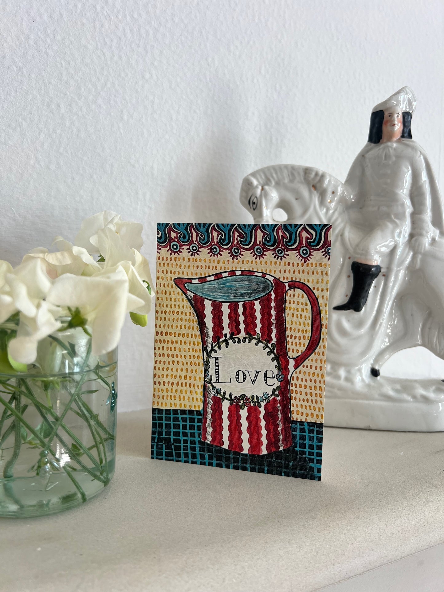 Love Greetings Card - Blank Inside