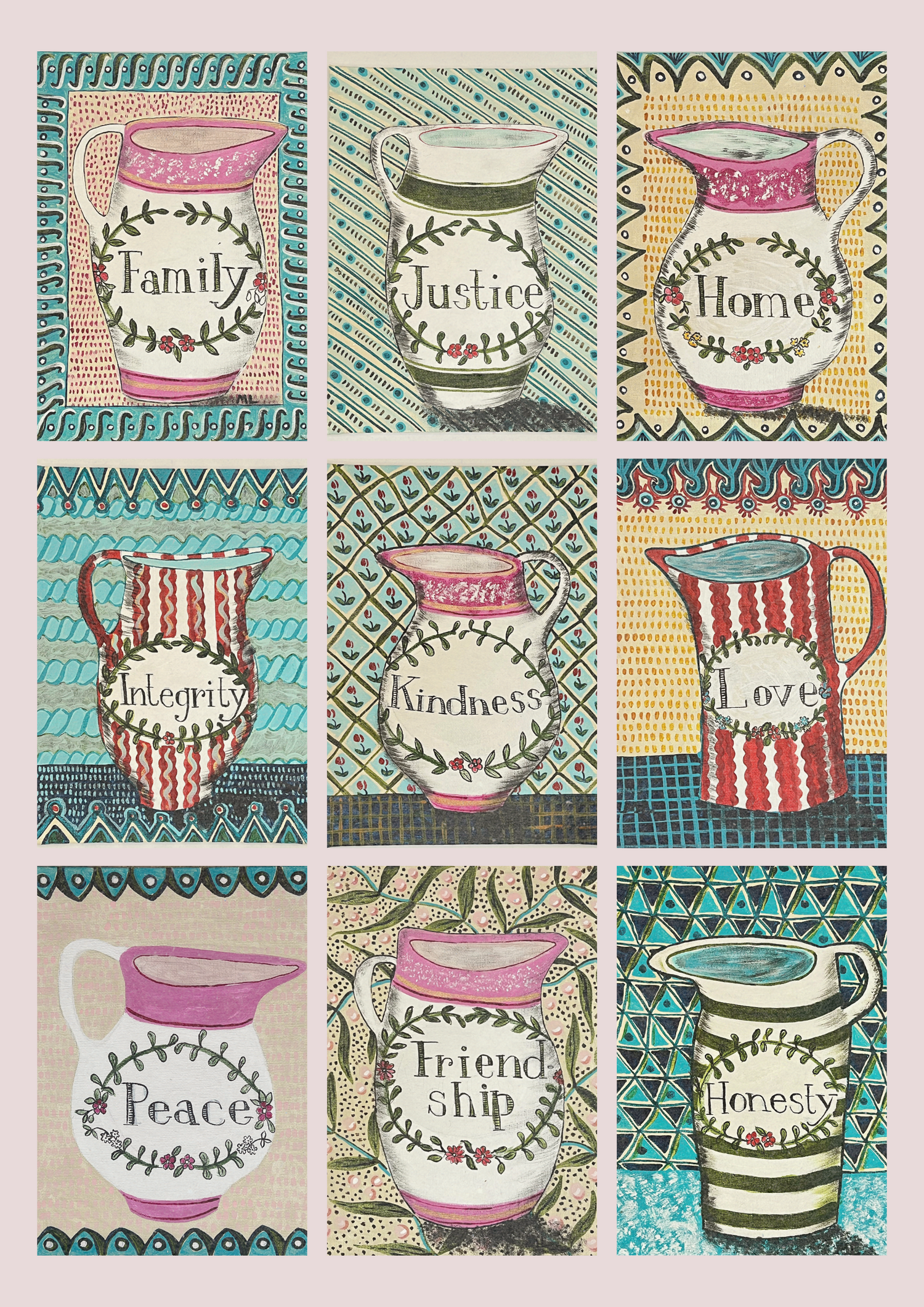 Hand-Illustrated Tea Towels | Melanie Lewis Home – Vintage-Inspired British Design