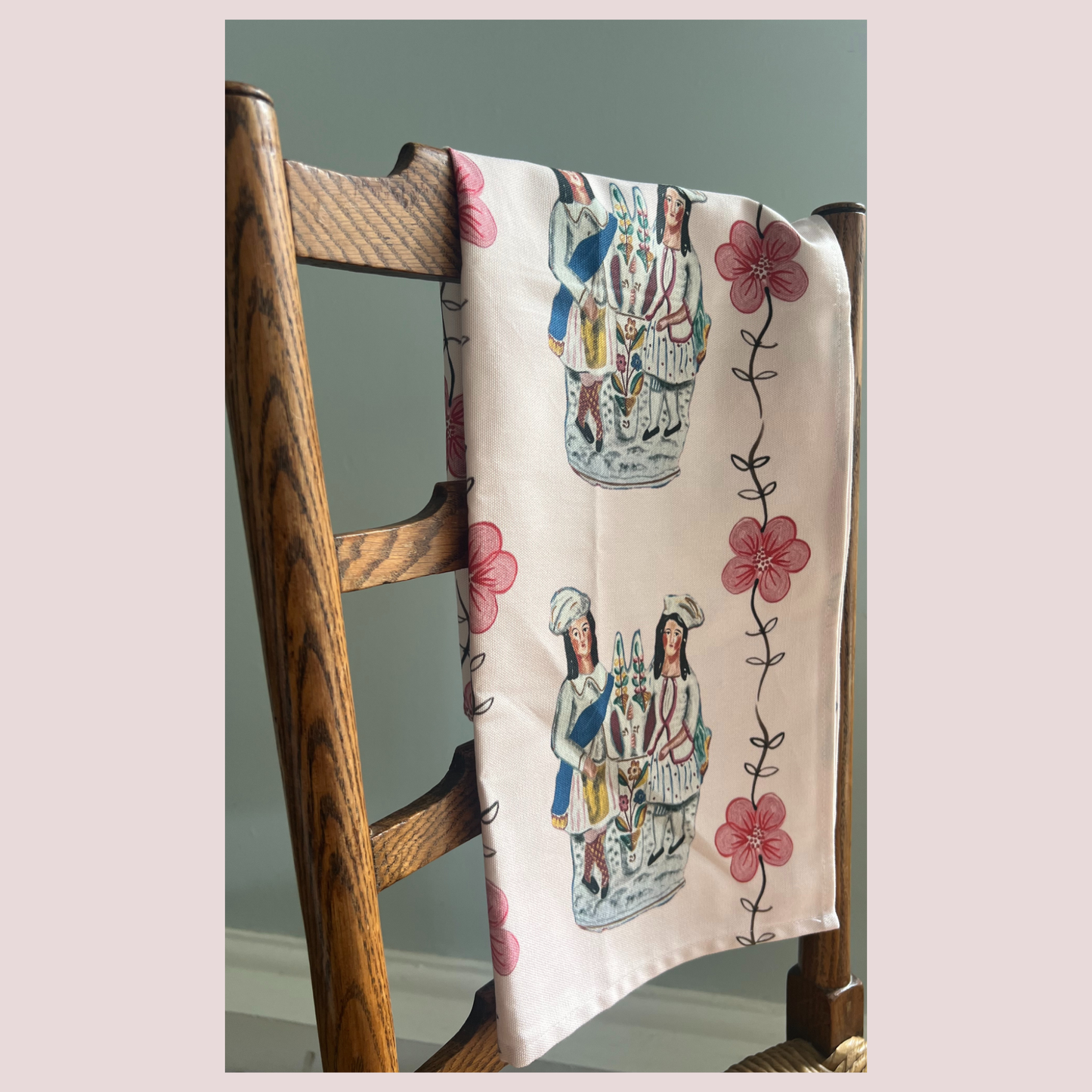 Staffordshire Couple Tea Towel