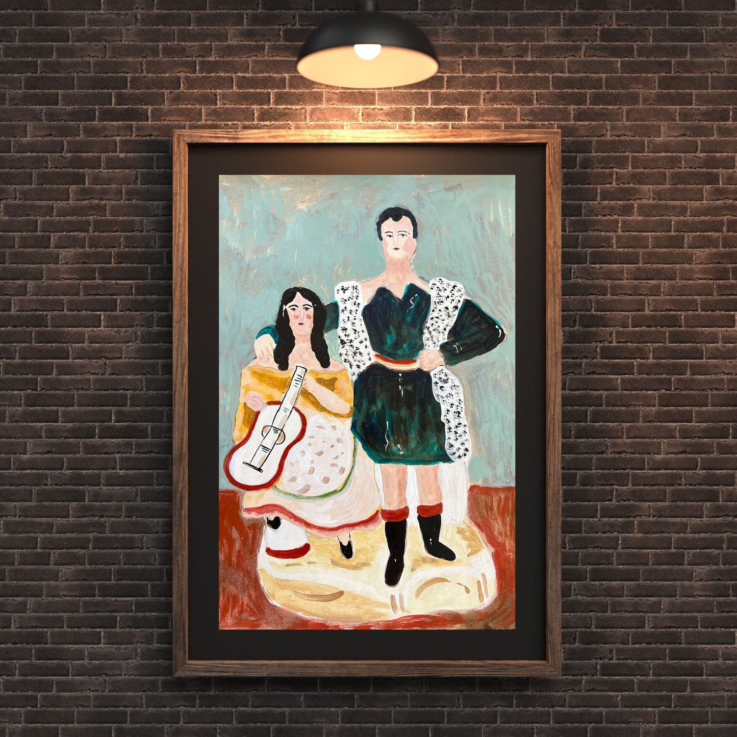 Staffordshire Spanish Couple – Fine Art Giclée Print