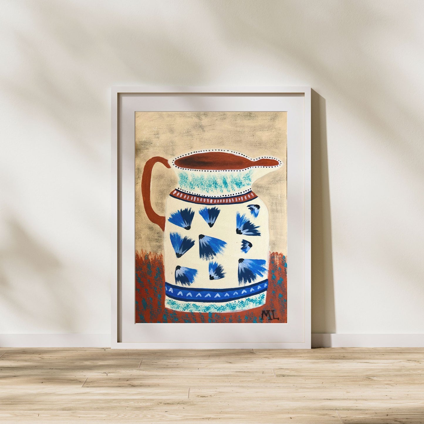 Mochaware Jug - Fine Art Print