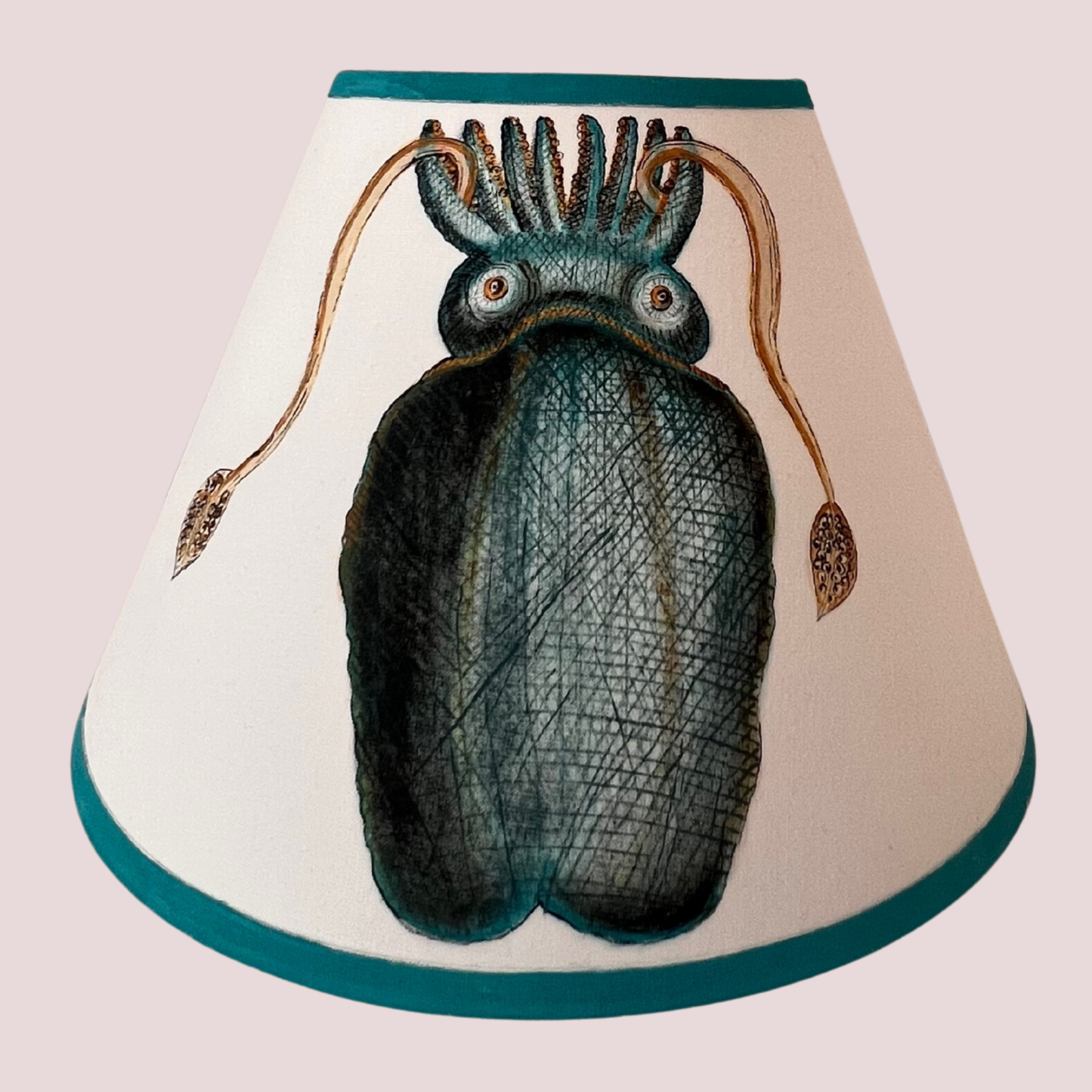 Squid Hand Painted Lampshade