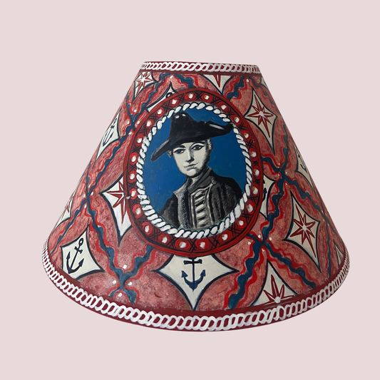 The Sea Captain Hand Painted Lampshade | The Painter's Studio Collection