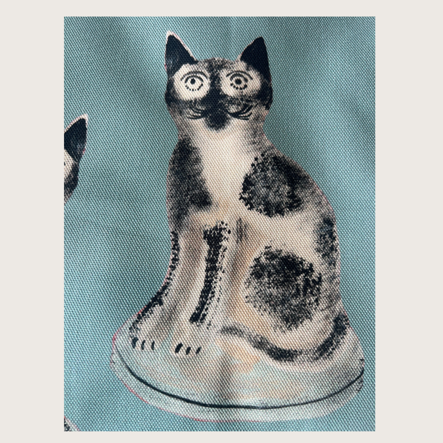 Staffordshire Cat Tea Towel | Melanie Lewis Home