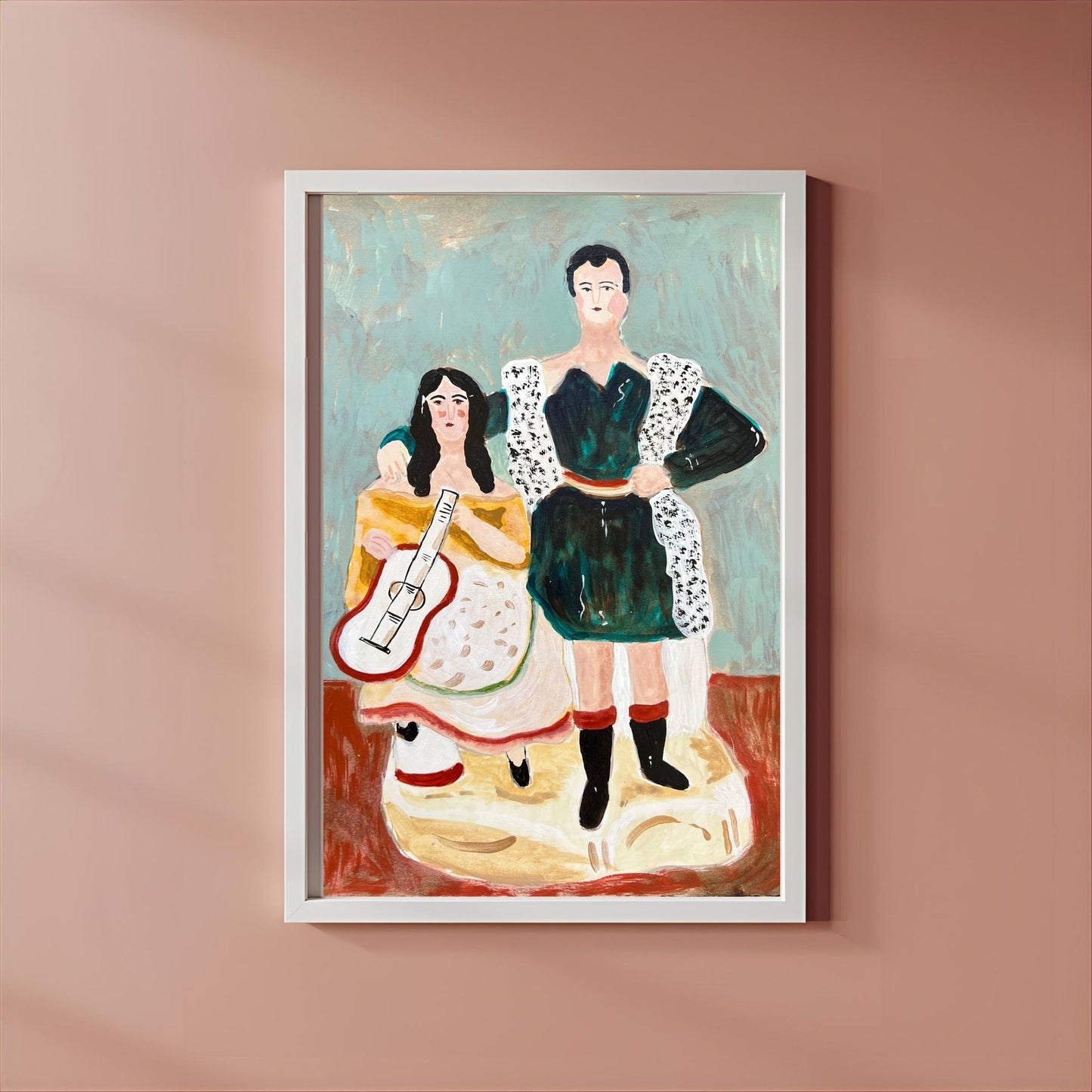 Staffordshire Spanish Couple – Fine Art Giclée Print