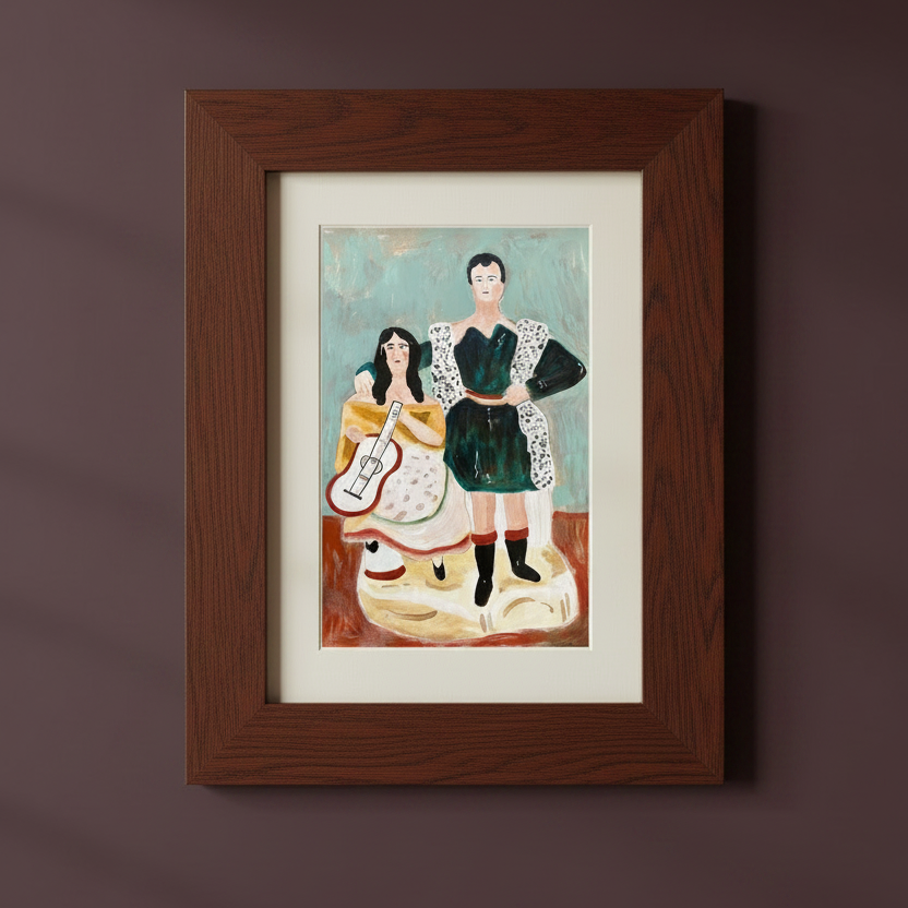 Staffordshire Spanish Couple – Fine Art Giclée Print