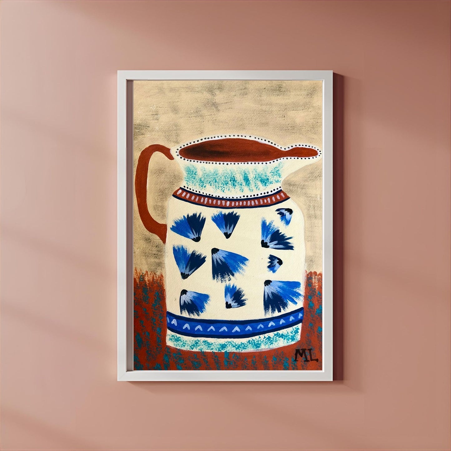 Mochaware Jug - Fine Art Print