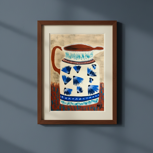 Mochaware Jug - Fine Art Print