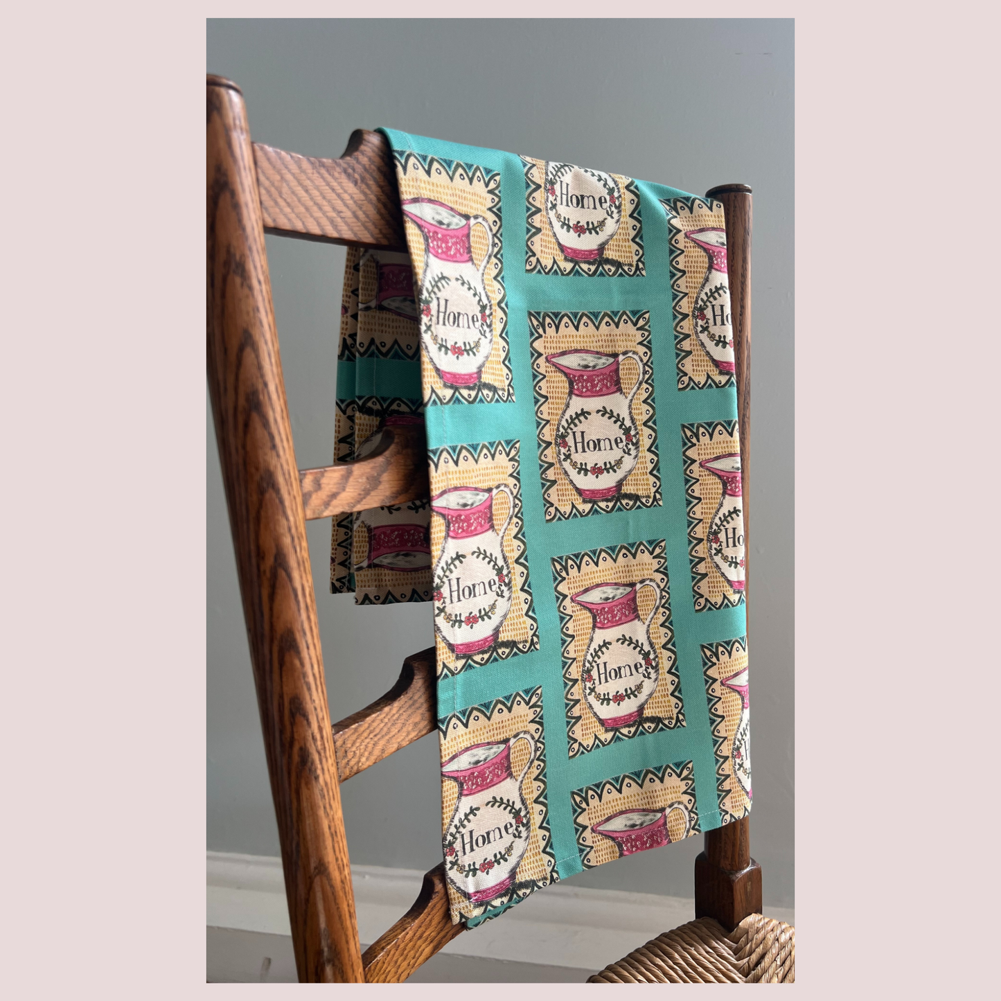 Sussex Lustreware "Home" Jug Tea Towel