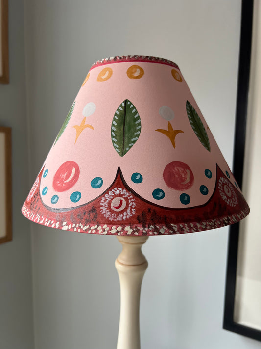 Bloomsbury Group Inspired Hand Painted Lampshade