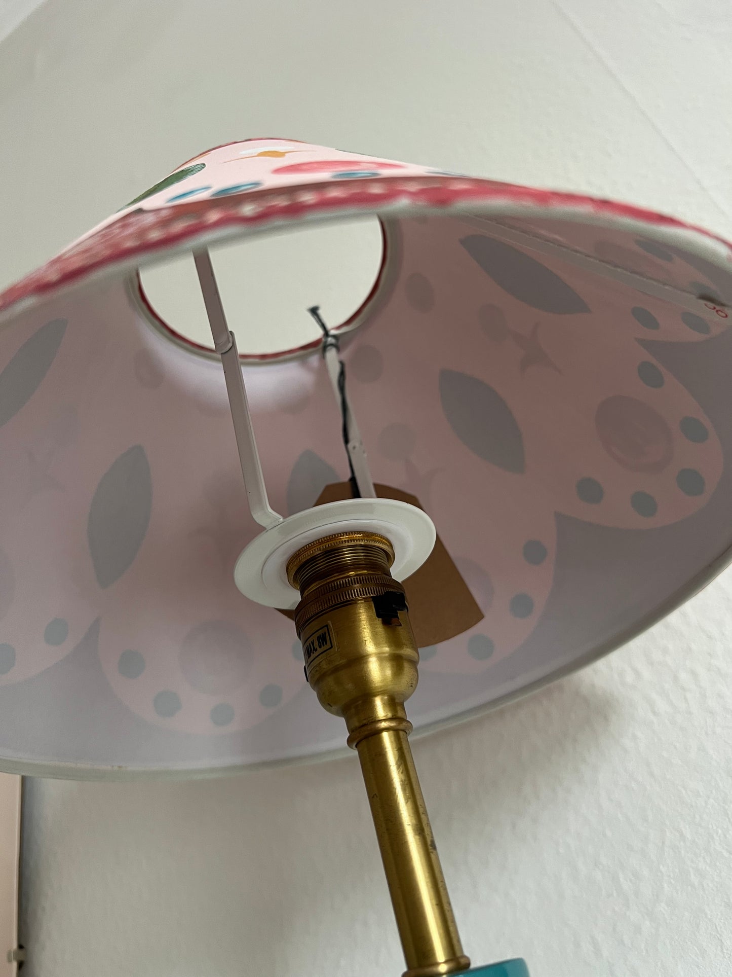 Bloomsbury Group Inspired Hand Painted Lampshade
