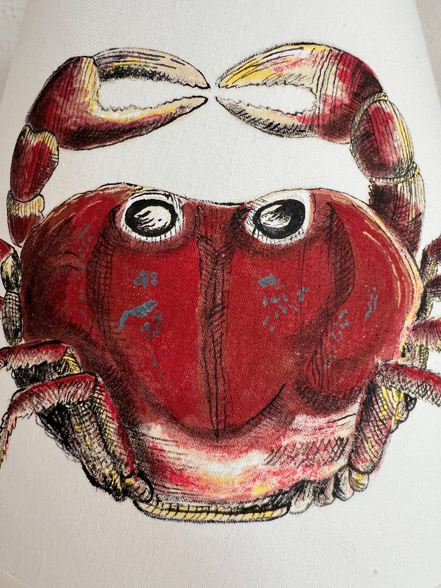Hand Painted Lampshade - One-off Crab decorative shade