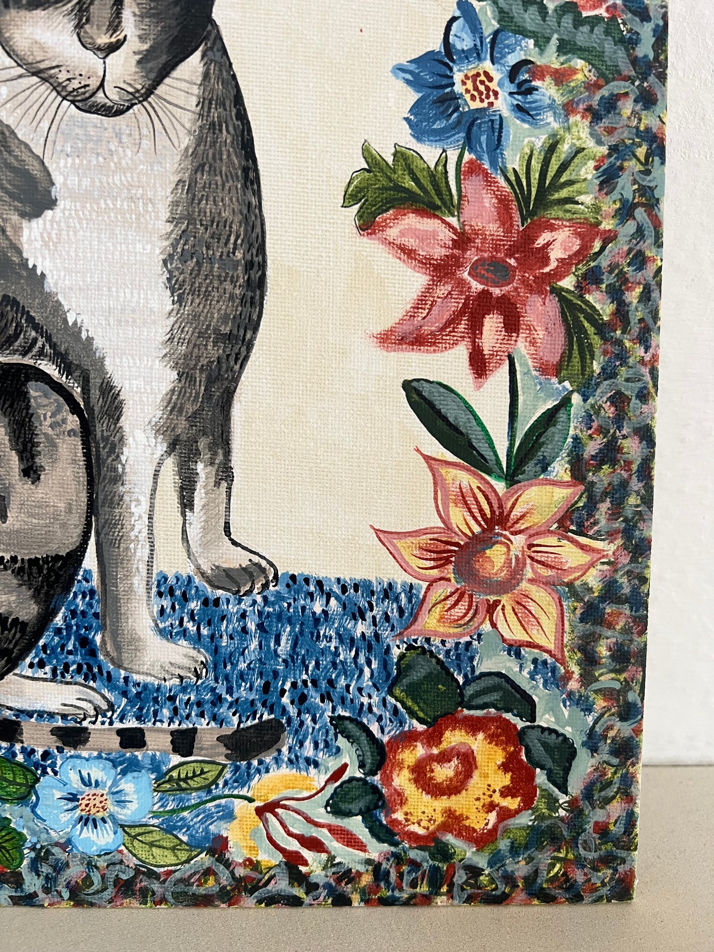 Original Painting - "Guardian of the Garden"