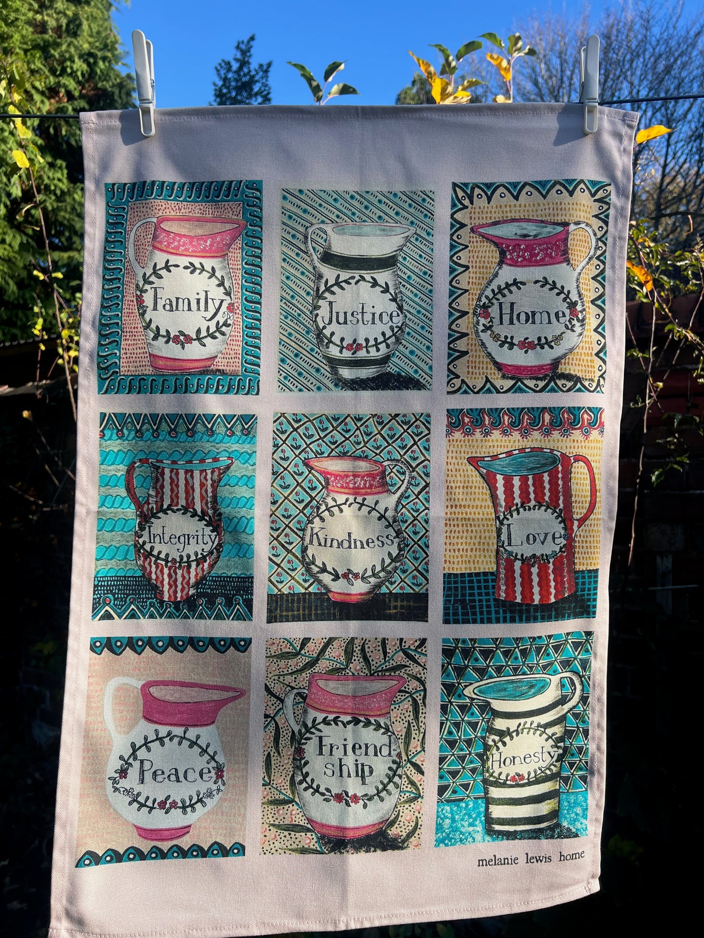 Personal Values Tea Towel