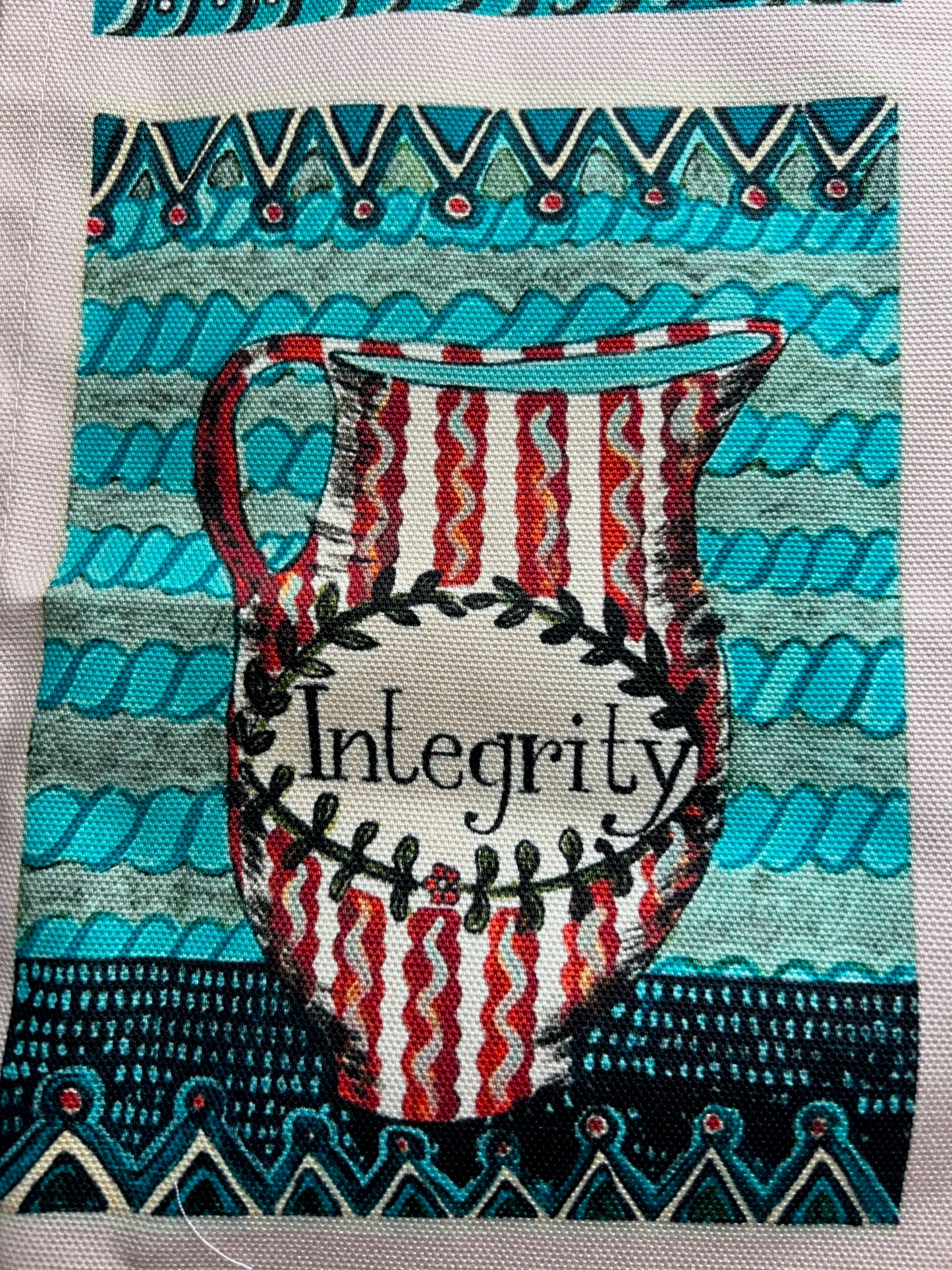 Personal Values Tea Towel