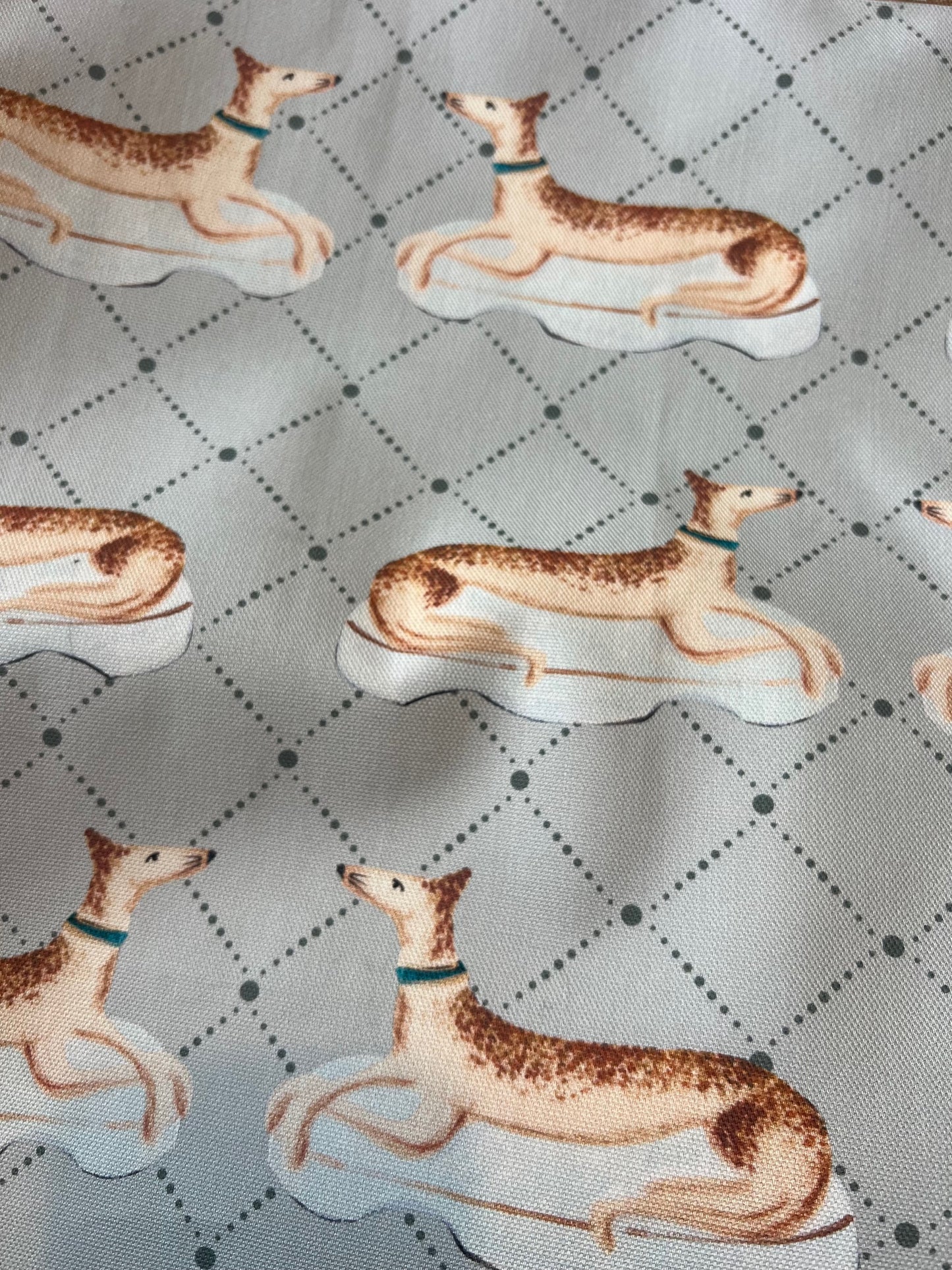 Staffordshire Greyhound Tea Towel