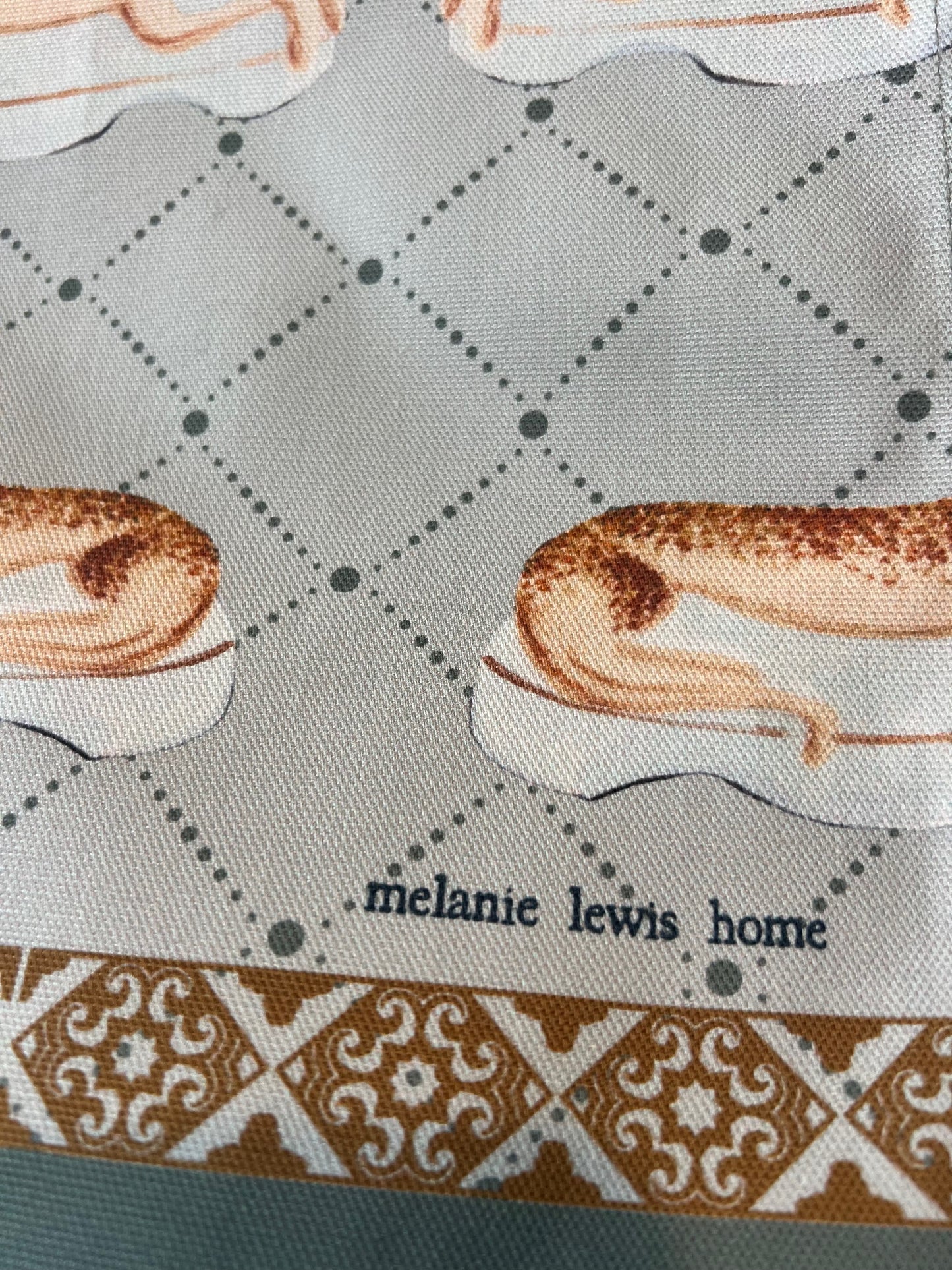 Staffordshire Greyhound Tea Towel