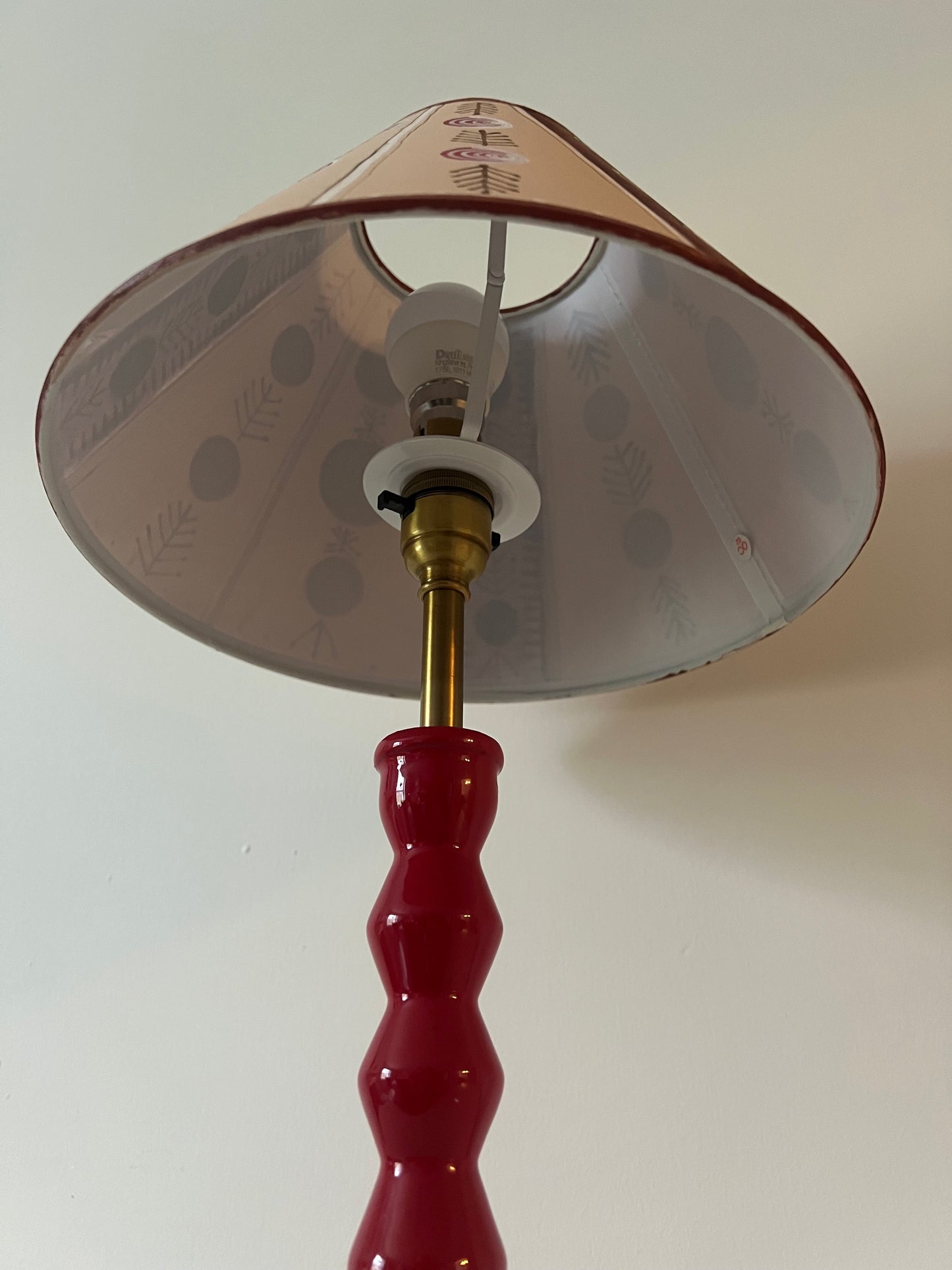 Calke Abbey Folk Art Lampshade – Hand Painted