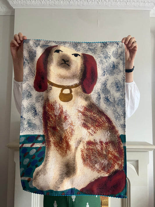 Staffordshire Wally Dog Tea Towel