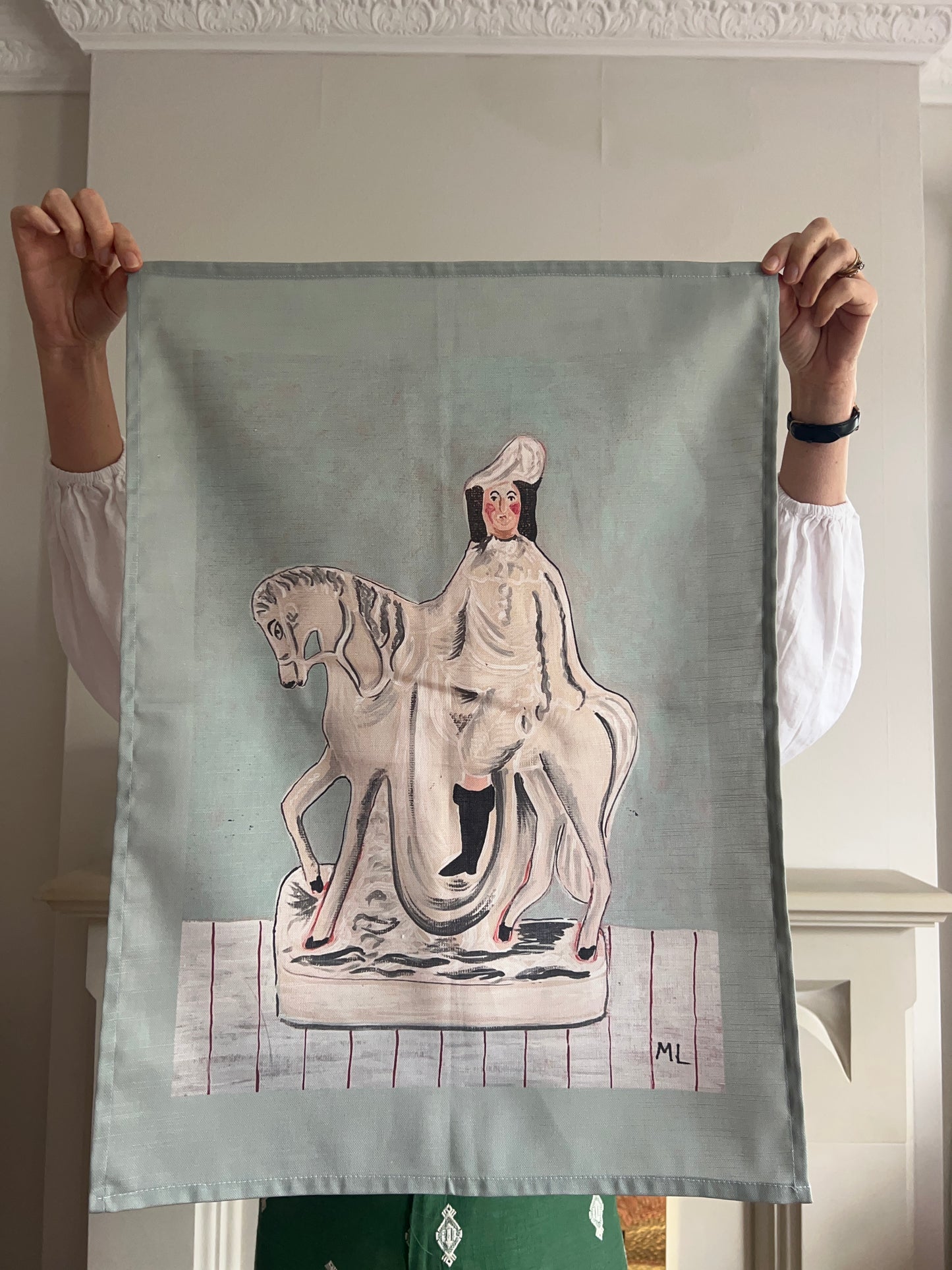 Staffordshire Horseman Tea Towel