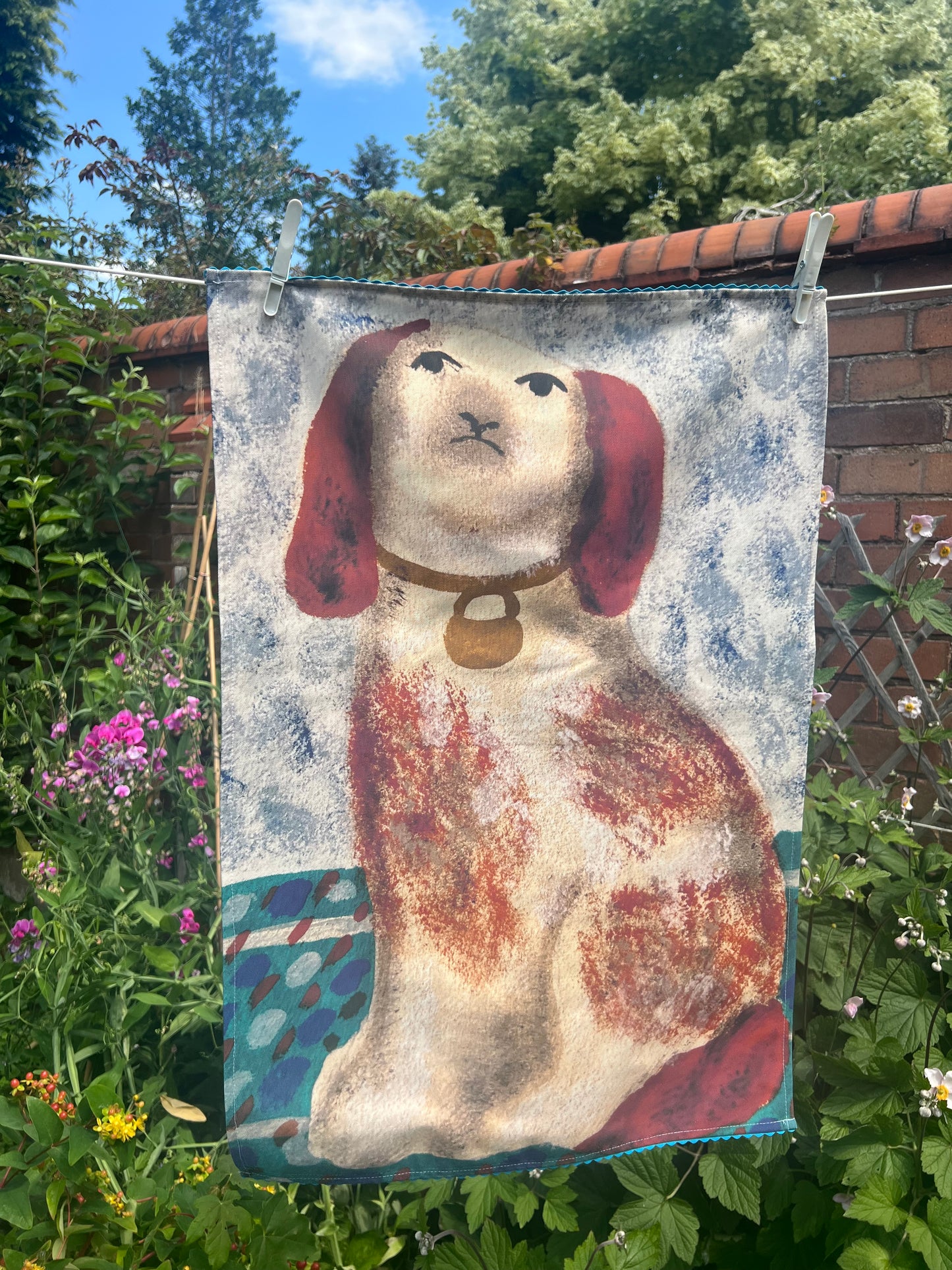 Staffordshire Wally Dog Tea Towel