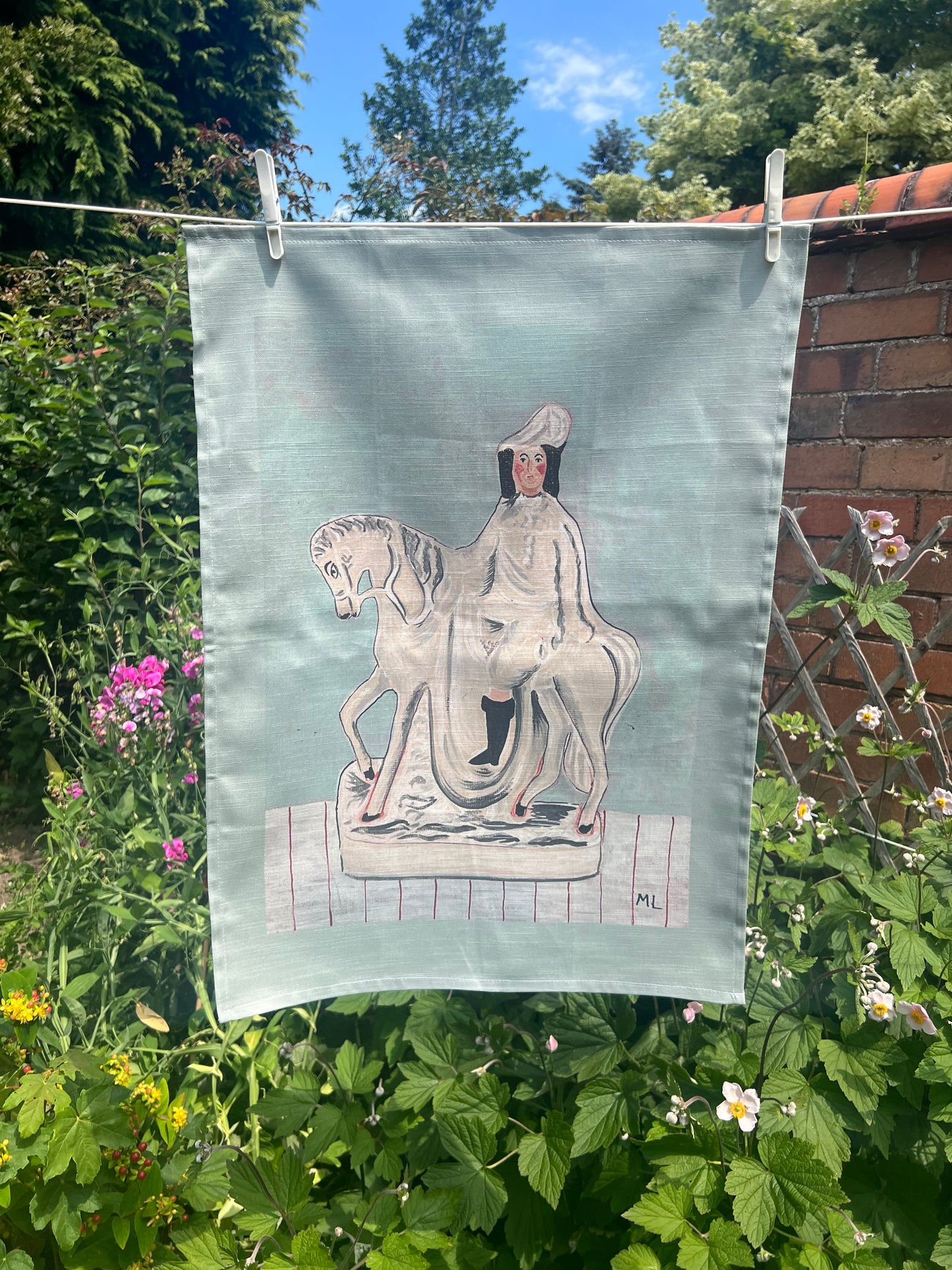 Staffordshire Horseman Tea Towel