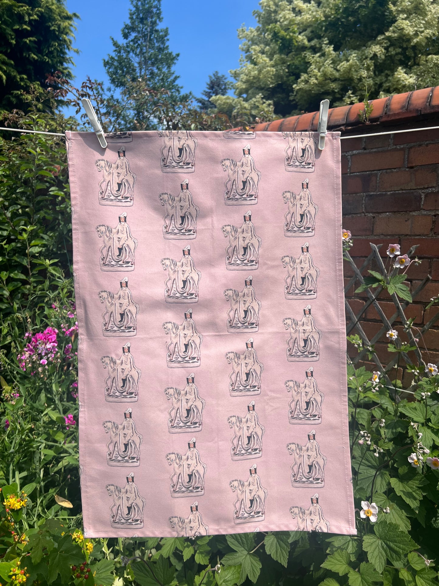 Staffordshire Horseman Tea Towel