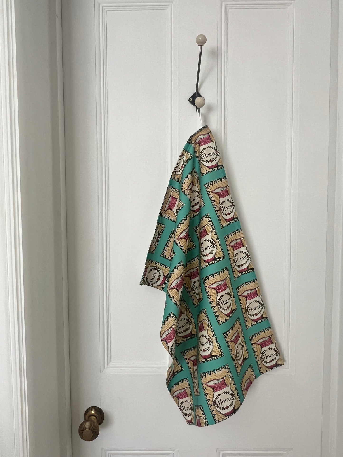 Sussex Lustreware "Home" Jug Tea Towel