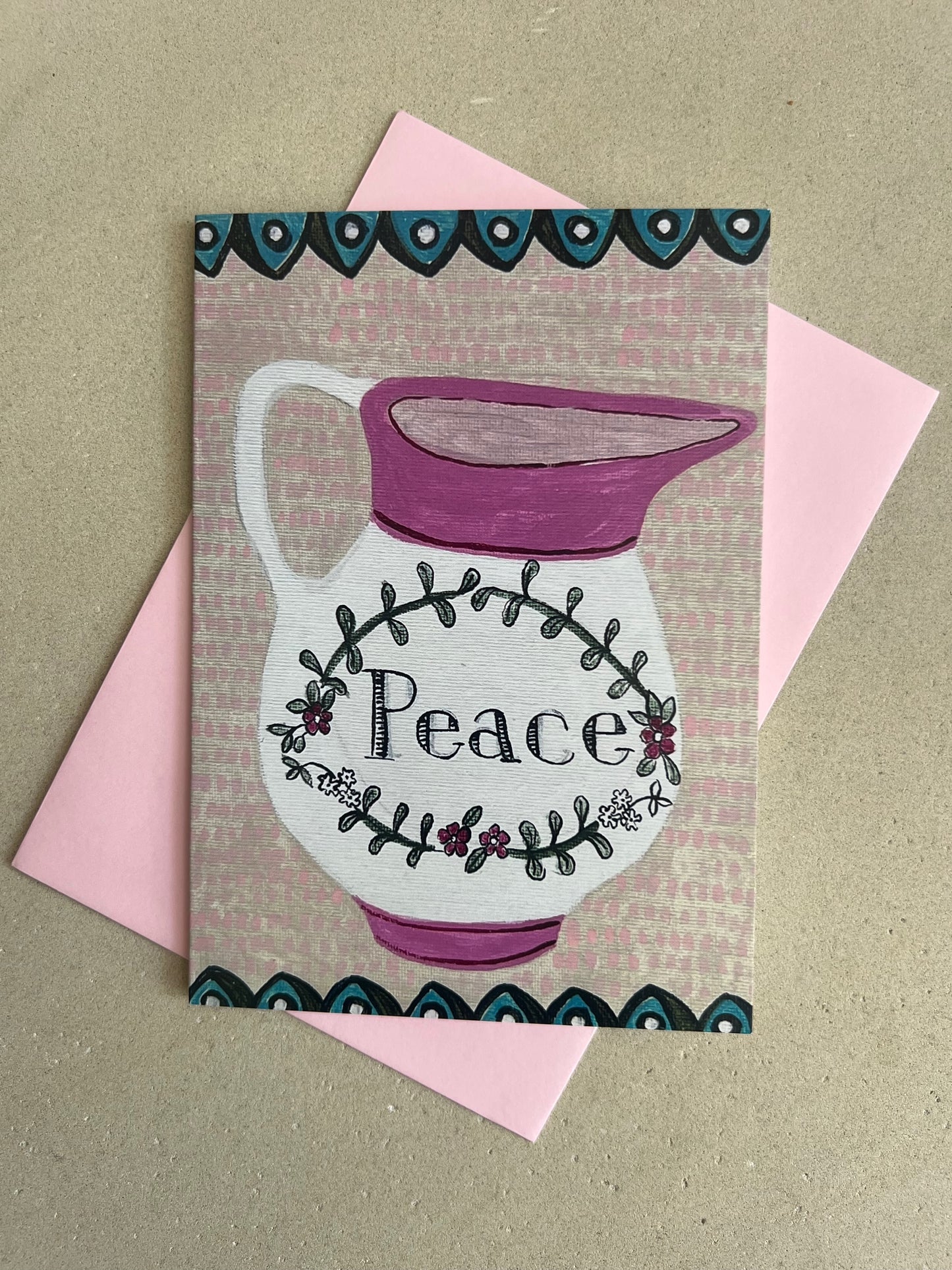 Peace Greetings Card - Blank Inside